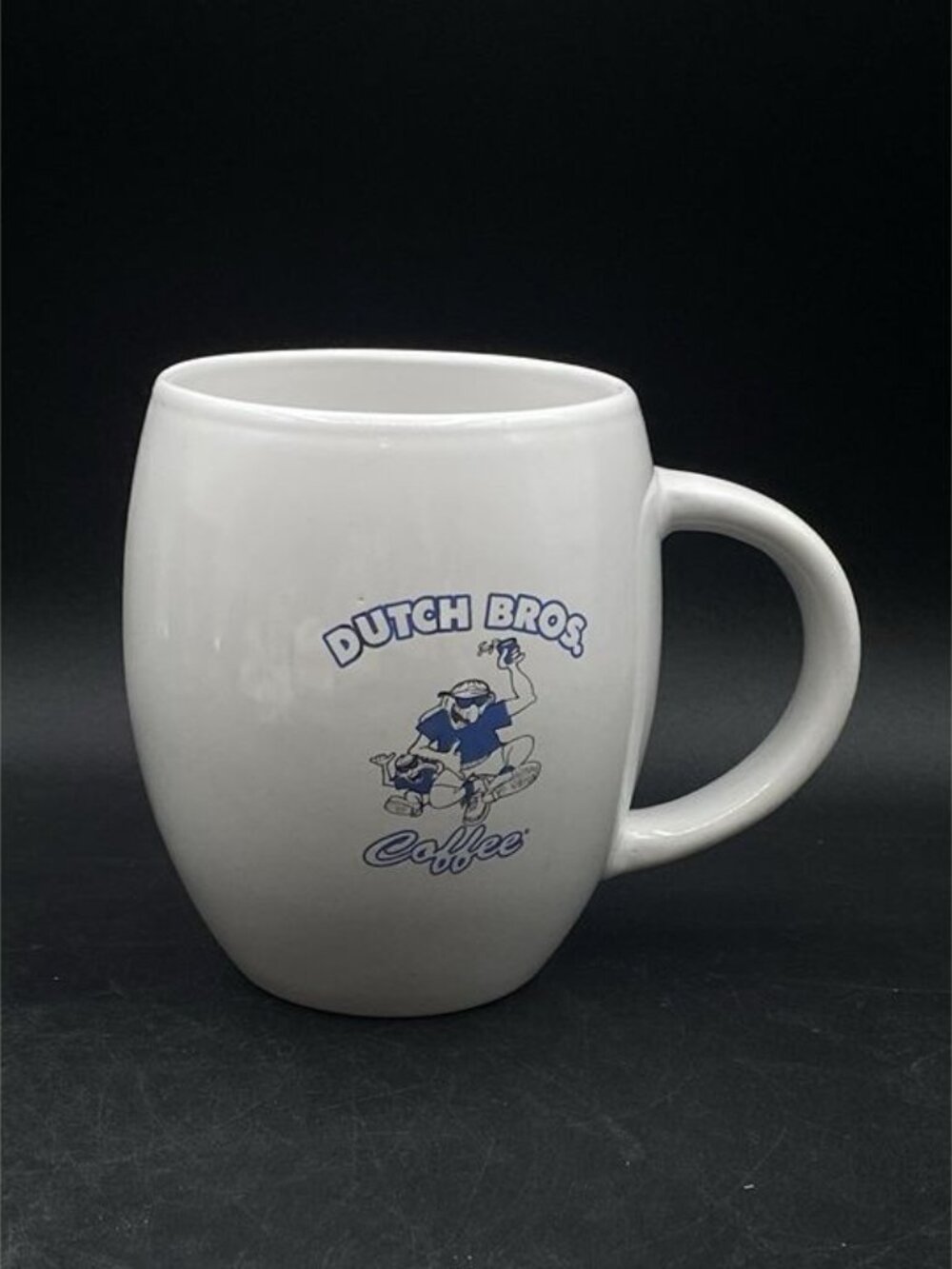 20th Anniversary Dutch Bros Coffee Large White Mug Keep on Kickin' Logo 2012 - Picture 6 of 9